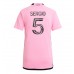Inter Miami Sergio Busquets #5 Hjemmedrakt Dame 2024-25 Kortermet